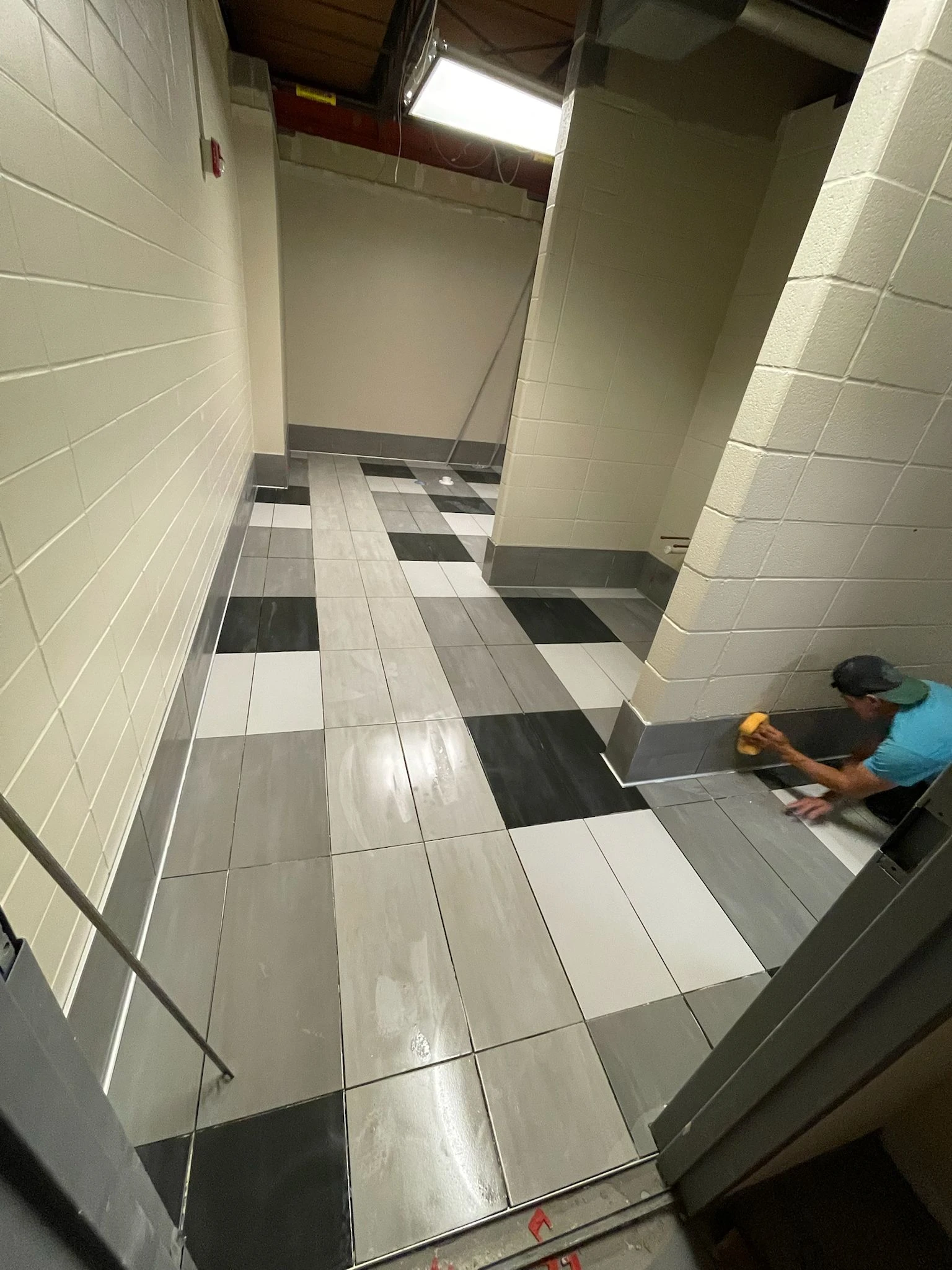 Commercial LVT Installation